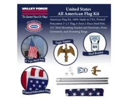 American Flag Kit, (3' X 5') -RAZOR COSCO SHOP 364011363 3