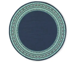 Kimbell Navy Blue Indoor/Outdoor Area Rugs