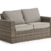 Broyhill Eagle Brooke All-Weather Wicker Cushioned Patio Loveseat