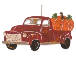 Red Distressed Retro Truck 3-in-1 Wall & Yard Decor -RAZOR COSCO SHOP 810454717 2