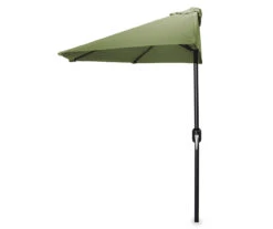 Jordan Manufacturing Half-Round Market Patio Umbrella -RAZOR COSCO SHOP 810467270