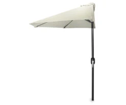 Jordan Manufacturing Half-Round Market Patio Umbrella -RAZOR COSCO SHOP 810467272 1