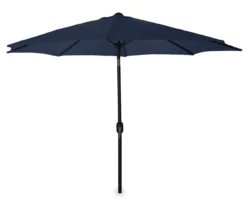 9' Navy Tilt Market Patio Umbrella