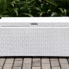 White 48-Gallon All-Weather Wicker Storage Deck Box