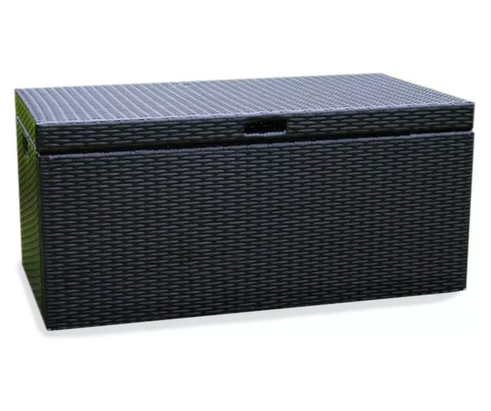 All-Weather Wicker 48-Gallon Storage Deck Box 8 All-Weather Wicker 48-Gallon Storage Deck Box - Image 8