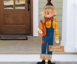 "Happy Harvest" Scarecrow Hanging/Standing/Yard Decor
