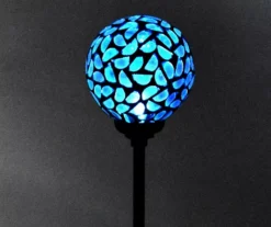 30" Mosaic 3-Piece LED Solar Yard Stake Set -RAZOR COSCO SHOP 810495413 3