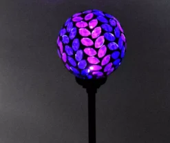 30" Mosaic 3-Piece LED Solar Yard Stake Set -RAZOR COSCO SHOP 810495413 9