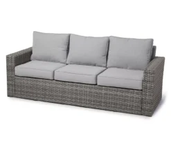 Broyhill Eagle Brooke All-Weather Wicker Cushioned Patio Sofa -RAZOR COSCO SHOP 810498108 1