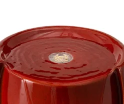 Red Glaze Pot LED Water Fountain -RAZOR COSCO SHOP 810525095 6