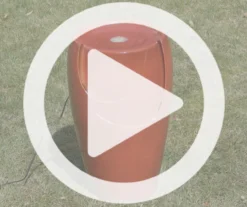 Red Glaze Pot LED Water Fountain -RAZOR COSCO SHOP 810525095 9