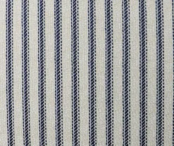 Navy Blue Tick Stripe Reversible Deluxe Outdoor Bench Cushion -RAZOR COSCO SHOP 810525197 8