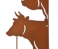 Farmhouse Animals 3-Piece Yard Stake & Wall Decor Set -RAZOR COSCO SHOP 810525505 5