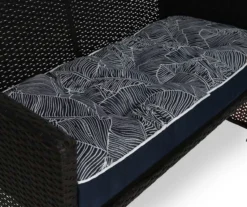 Navy Blue Banana Leaf Outdoor Chair & Settee Cushion Set -RAZOR COSCO SHOP 810525537 5