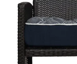 Navy Blue Banana Leaf Outdoor Chair & Settee Cushion Set -RAZOR COSCO SHOP 810525537 6