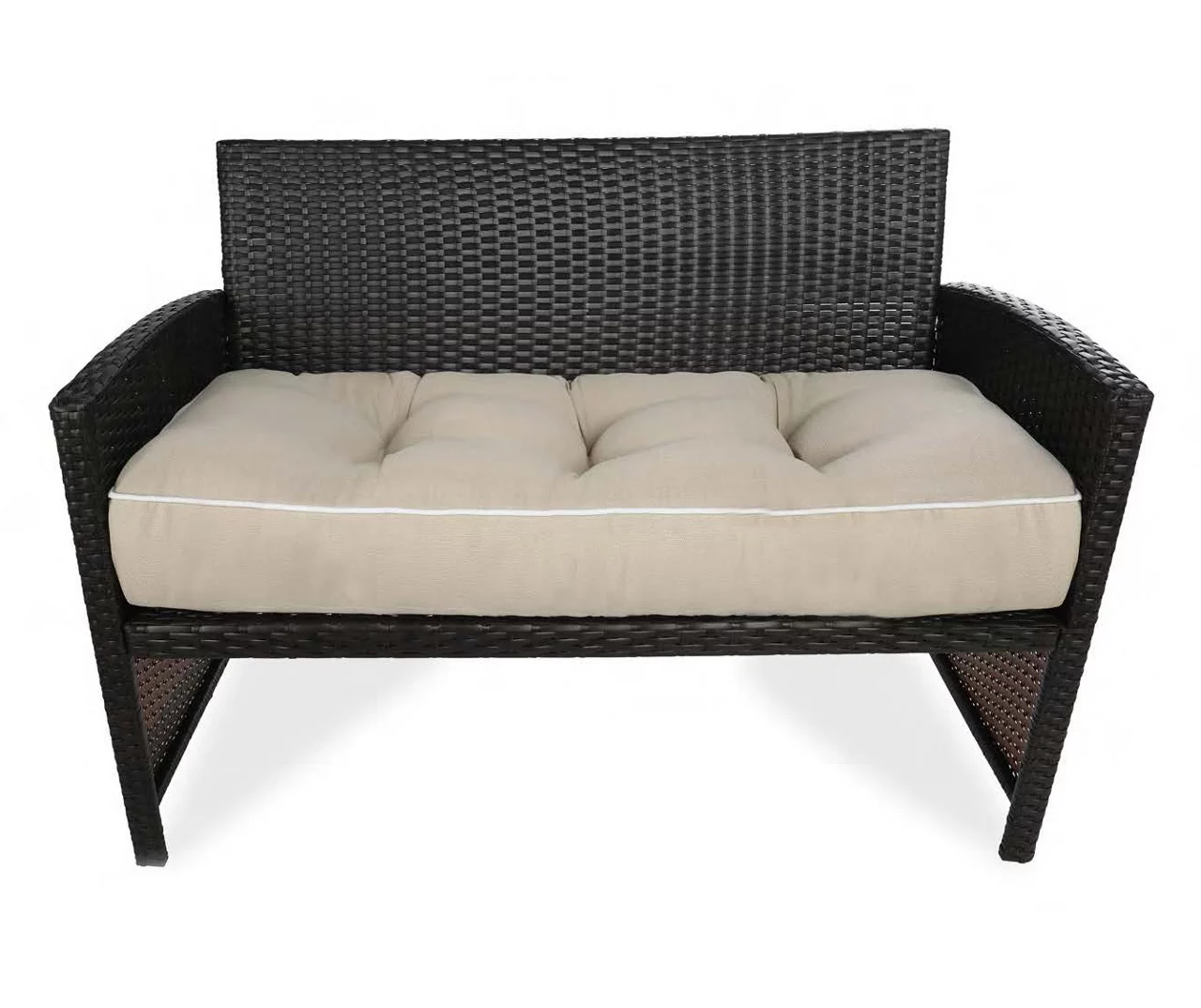 Linen 3-Piece Outdoor Wicker Cushion Set 5 Linen 3-Piece Outdoor Wicker Cushion Set - Image 5