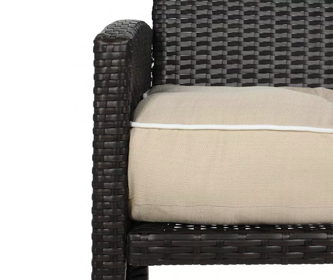 Linen 3-Piece Outdoor Wicker Cushion Set 7 Linen 3-Piece Outdoor Wicker Cushion Set - Image 7
