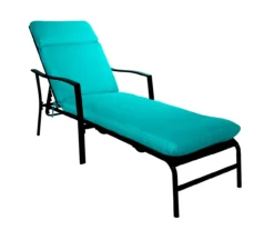 Turquoise Outdoor Chaise Cushion -RAZOR COSCO SHOP 810525544 2