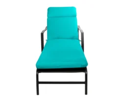 Turquoise Outdoor Chaise Cushion -RAZOR COSCO SHOP 810525544 3