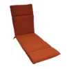 Burnt Orange Outdoor Chaise Cushion