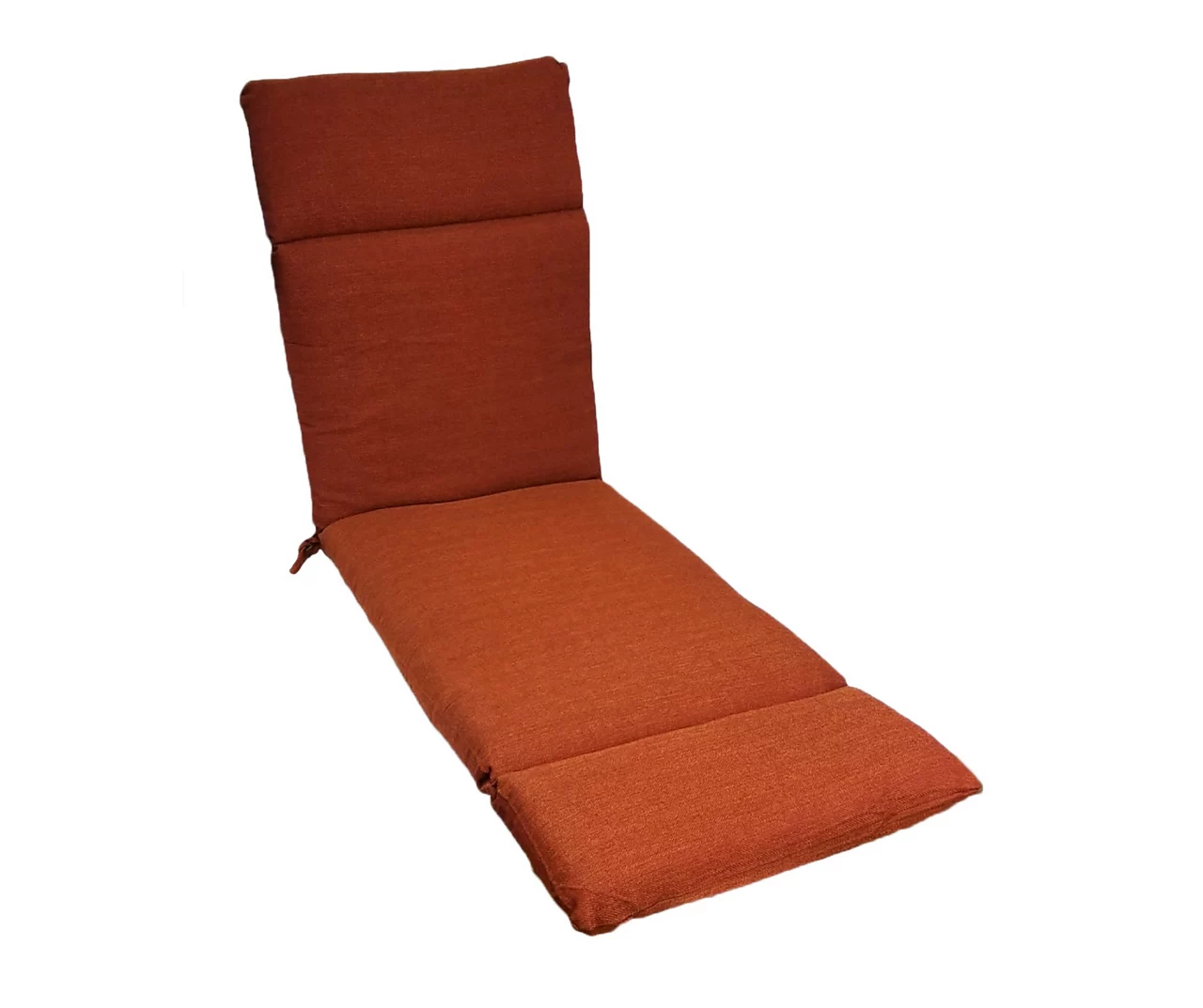 Burnt Orange Outdoor Chaise Cushion 1 Burnt Orange Outdoor Chaise Cushion