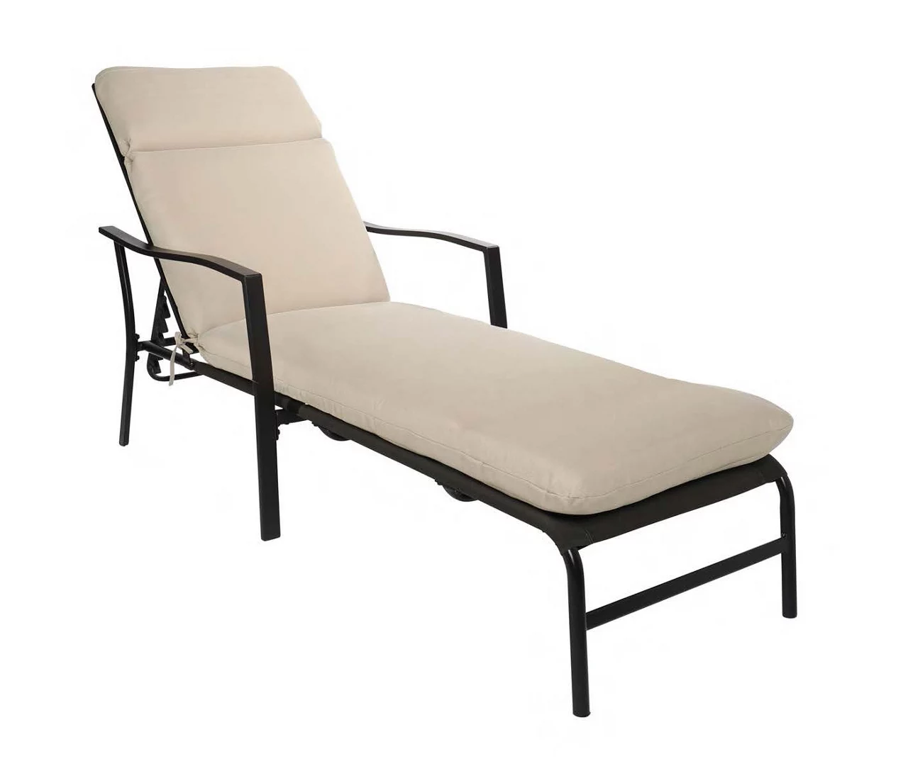 Linen Outdoor Chaise Cushion 1 Linen Outdoor Chaise Cushion
