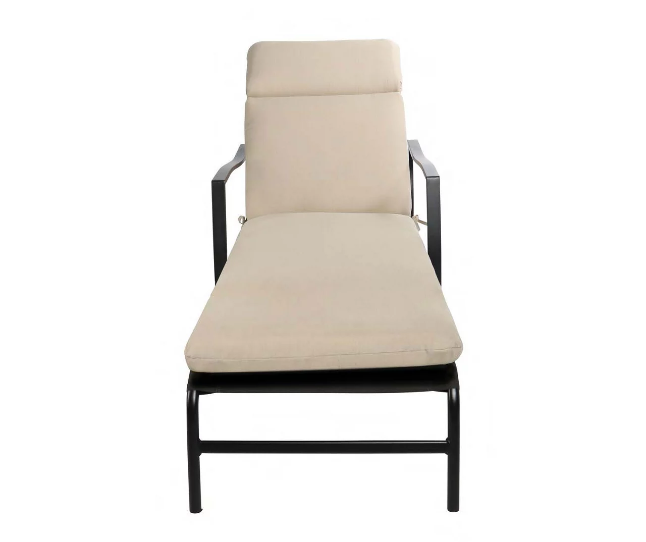 Linen Outdoor Chaise Cushion 2 Linen Outdoor Chaise Cushion - Image 2