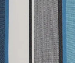 Captain's Blue Stripe 4-Piece Reversible Deluxe Outdoor Cushion Set -RAZOR COSCO SHOP 810525549 6