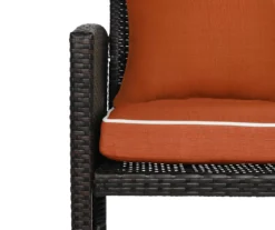 Burnt Orange 4-Piece Deluxe Outdoor Chair Cushion Set -RAZOR COSCO SHOP 810525553 4