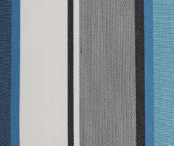 Captain's Blue Stripe High-Back Reversible Outdoor Chair Cushion -RAZOR COSCO SHOP 810525557 6