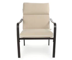 Linen High Back Outdoor Chair Cushion -RAZOR COSCO SHOP 810525562 2