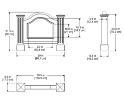 Nantucket Black Address Sign -RAZOR COSCO SHOP 810526436 3