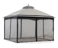 Gray & Black 2-Tier Gazebo, (10.5' X 13') -RAZOR COSCO SHOP 810527850 11