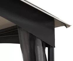 Gray & Black 2-Tier Gazebo, (10.5' X 13') -RAZOR COSCO SHOP 810527850 2