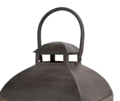 Brown Open Frame 2-Piece Candle Lantern Set -RAZOR COSCO SHOP 810528356 11