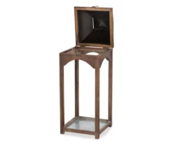 Brown Open Frame 2-Piece Candle Lantern Set -RAZOR COSCO SHOP 810528356 5