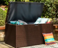 Brown 140-Gallon All-Weather Wicker Storage Deck Box -RAZOR COSCO SHOP 810530854 A0 3
