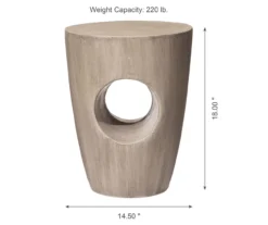 18" Round Concrete Look Garden Table -RAZOR COSCO SHOP 810531030 8