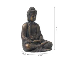 22.75" Meditating Buddha Statue -RAZOR COSCO SHOP 810535532 7