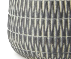 Rubber Plant In Carved Cement Pot -RAZOR COSCO SHOP 810538792 2