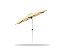 9' Beige Breeze Tilt Market Patio Umbrella