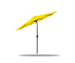 9' Sunflower Yellow Tilt Market Patio Umbrella