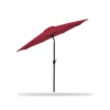 9' Hibiscus Red Tilt Market Patio Umbrella