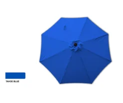 9' Tahoe Blue Tilt Market Patio Umbrella -RAZOR COSCO SHOP 810540700 2