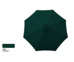 9' Evergreen Tilt Market Patio Umbrella -RAZOR COSCO SHOP 810540701 2