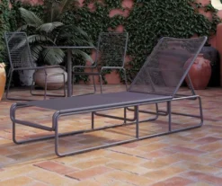 Nyla Charcoal Adjustable Wicker Chaise Patio Lounge -RAZOR COSCO SHOP 810541218 3