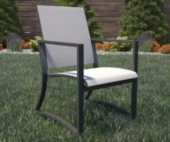 COSCO Capitol Hill Gray Sling Patio Dining Chairs, 6-Pack -RAZOR COSCO SHOP 810541219 3