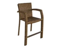 Lakewood Ranch Brown 3-Piece Wicker High Top Bistro Patio Furniture Set -RAZOR COSCO SHOP 810541486 4