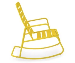 Roberta Yellow Patio Rocking Chair -RAZOR COSCO SHOP 810541496 4
