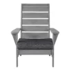 Sea Grove Gray Cushioned Patio Chair